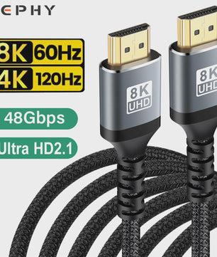 HDMI 2.1 Kabel 8K 60Hz 4K 120Hz Ultra High Speed HDR - Diverse Lengtes