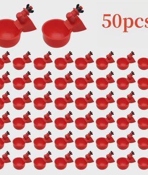 50x Automatische Kippen Drinkbakjes - Efficiënte Waterdispenser voor Pluimvee