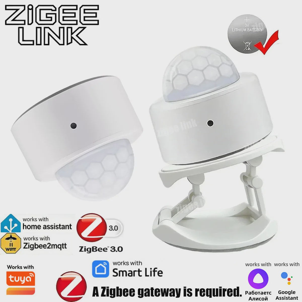 ZigBee PIR Bewegingsmelder - Slimme Home Security met Tuya App