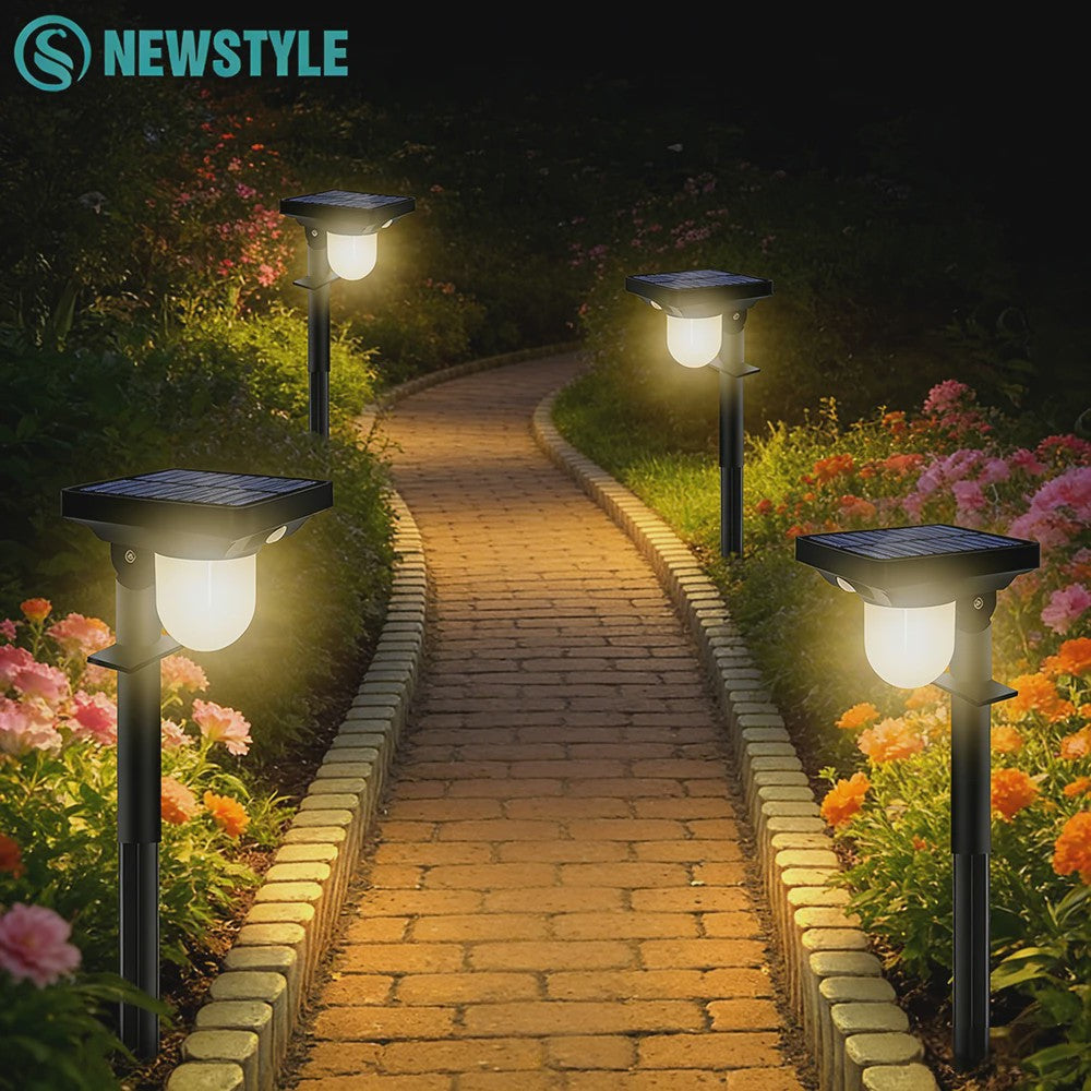 Solar Tuinverlichting met Bewegingssensor - 3 Modi, Waterdicht, Wandmontage