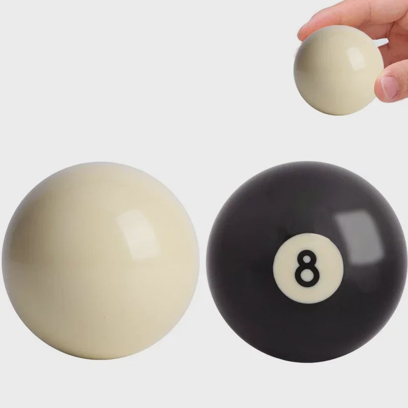 Zwarte 8 Poolbal - Standaard 57.2mm / 52.5mm - Hars - Oefenbal