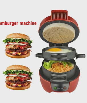 Multifunctionele Sandwichmaker: Hamburgers, Pannenkoeken & Gebakken Eieren Maken