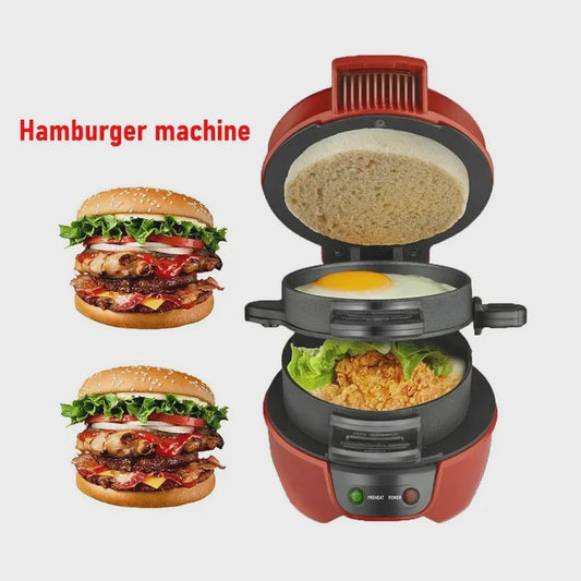 Multifunctionele Sandwichmaker: Hamburgers, Pannenkoeken & Gebakken Eieren Maken