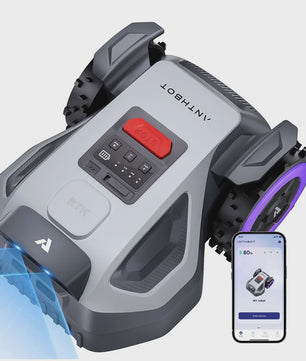 ANTHBOT M9 Robotmaaier: Draadloze RTK+Vision grasmaaier met AI, app-bediening en multi-zone mapping