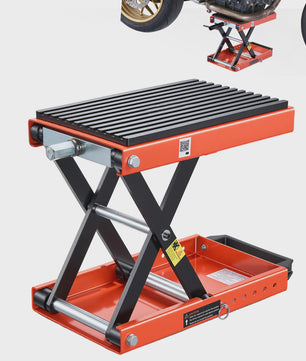 Motorlift 1500 lbs / 680 kg - Robuuste Werkstand met Kruk voor Motoren