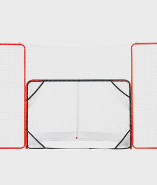 Professionele Hockey Goal 72" met Backstop Targets - Draagbaar Indoor/Outdoor Oefennet