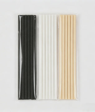 100 Stuks Diffuser Stokjes Zwart & Wit - 30cm Lang - Essentiële Oliën Verspreiden