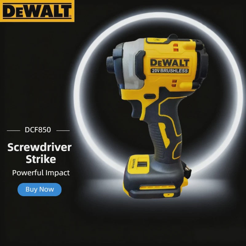 DeWalt DCF850 20V Brushless Accu Klopboormachine - Krachtige Impact Schroevendraaier