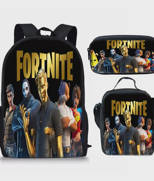Fortnite Schooltas Set: Rugzak, Pennenhouder & Lunchtas voor Kinderen