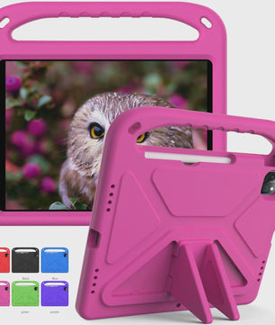 Schokbestendige EVA Kinderhoes met Handvat & Standaard voor iPad 10.2, 10.9, 11 inch