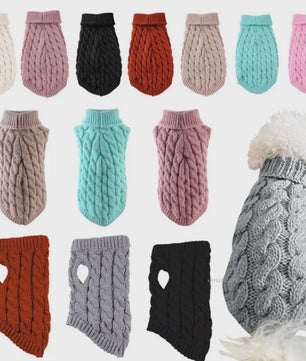 Gebreide Hondentrui voor Kleine en Middelgrote Honden - Winterkleding voor Chihuahua's en Yorkshire Terriers