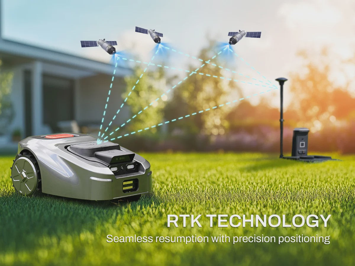 ISWARD GS Robotmaaier: Draadloos, 1000m², RTK+AI Vision, App-bediening, GPS Anti-diefstal