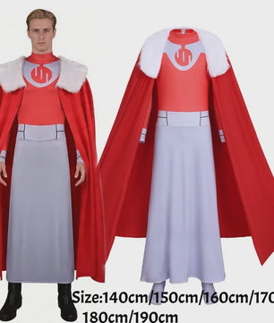 Invincible Thragg Cosplay Kostuum Jumpsuit met Mantel - Volwassen Viltrumite Outfit