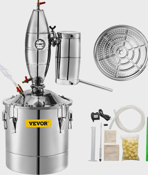 RVS Alcohol Distilleerder 20L-70L - Brouwen, Wijn & Moonshine Kit