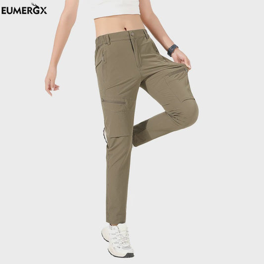 Dames Outdoor Broek - Sneldrogend, Waterdicht & Stretch voor Wandelen & Klimmen