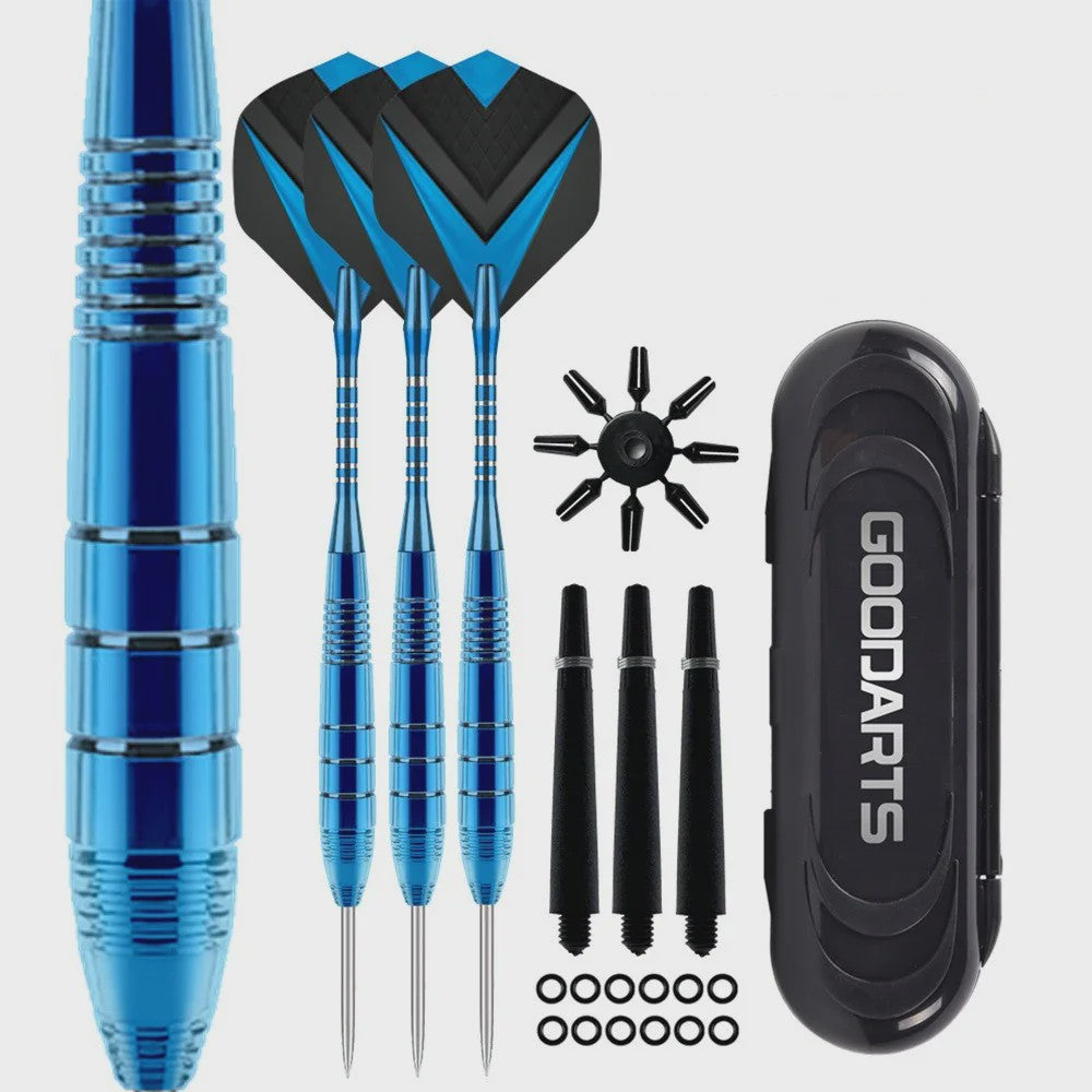 Professionele 3-delige Steel Tip Darts Set - 24g - Aluminium Shafts & Opbergdoos