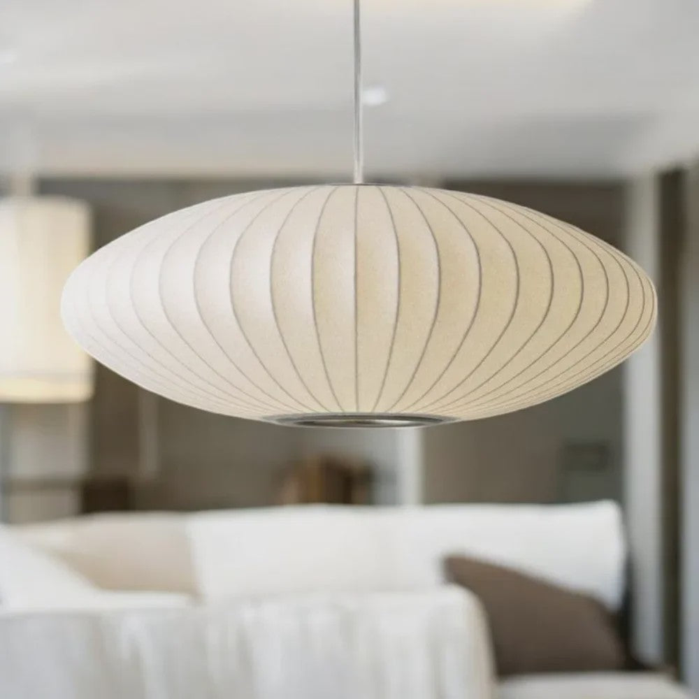 Wabi-Sabi Plafondlamp Zijde - Moderne Hanglamp voor Woonkamer & Restaurant