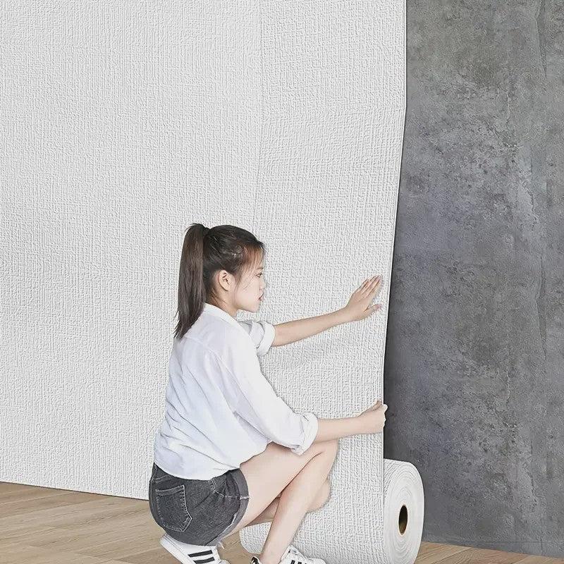 Zelfklevend 3D Schuim Behang - Waterdicht & Dik - 50cm x 10m - Muursticker Renovatie