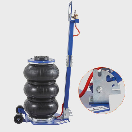 Pneumatische Krik 3 Ton / 5 Ton - Dubbele Bal Air Jack voor Auto Reparatie