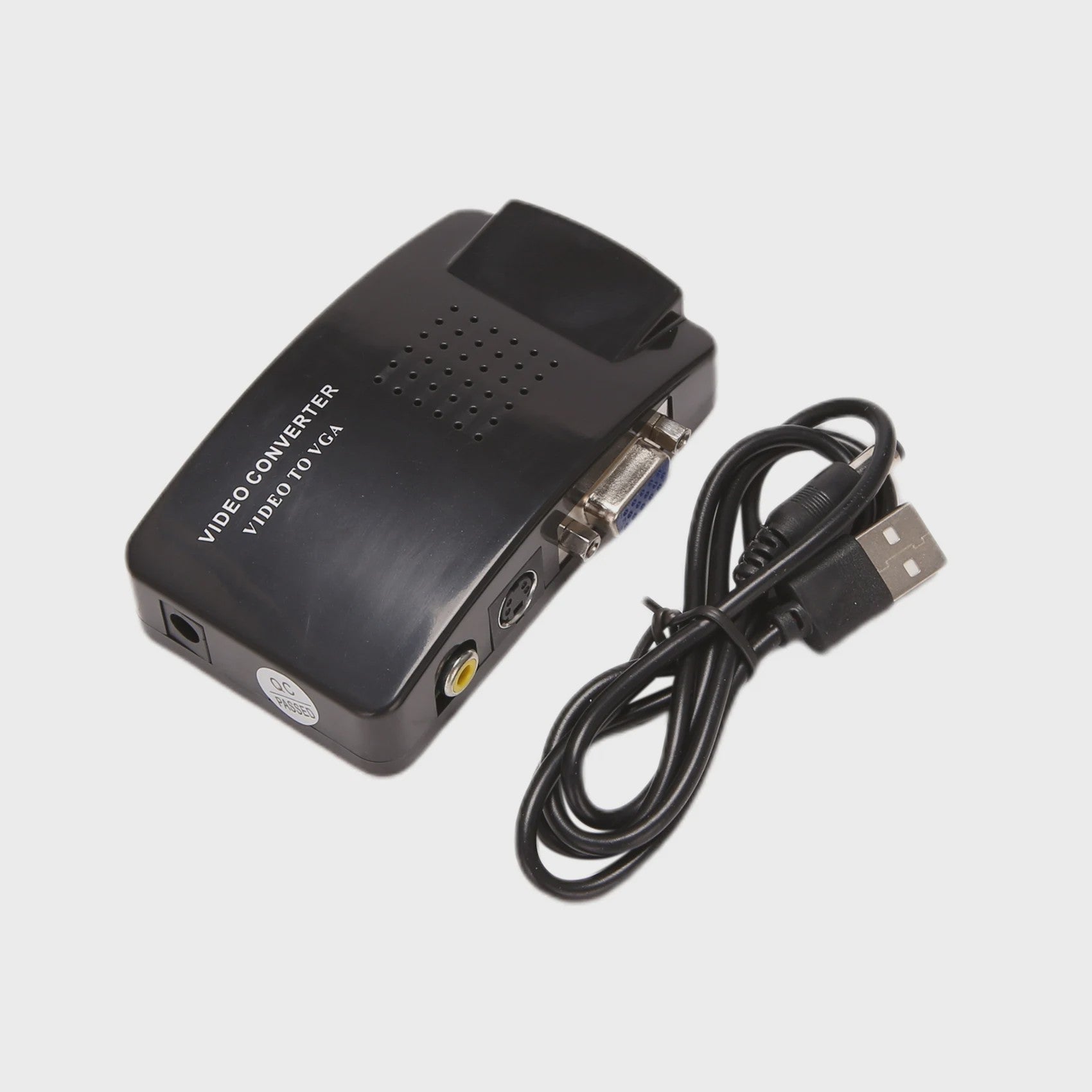 AV naar VGA Converter met RCA & S-Video ingang - Beeldconversie Switch Box