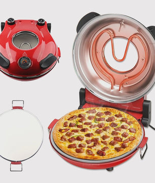 Elektrische Pizzaoven 12-inch met Dubbele Temperatuurregeling tot 420℃