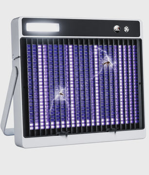 Elektrische Muskietenlamp 3000V UV LED, Oplaadbaar 2400mAh, Binnen/Buiten, Noodverlichting