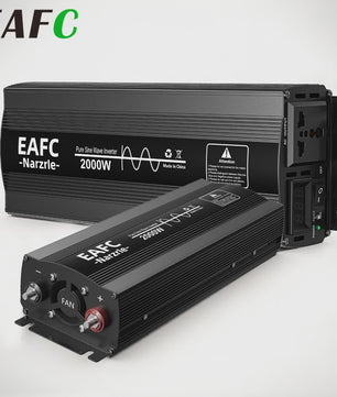 Krachtige Pure Sine Wave Omvormer 2000W/3000W/4000W - 12V/24V naar 220V AC