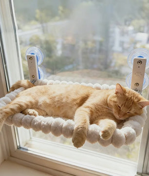 Kattenhangmat voor het Raam met Sterke Zuignappen - Comfortabele Zitplek voor Binnenkatten