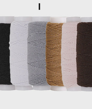 Elastisch Naaigaren 0.6mm - 6 Kleuren Set (20M) voor DIY, Kleding & Hobby