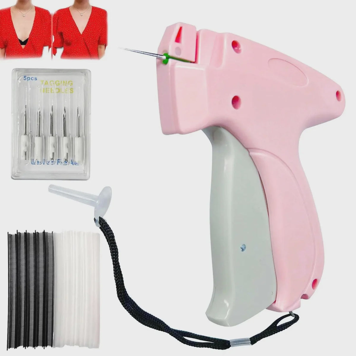Snelle Kleding Tagging Gun: Mini Naai- en Hemden Tool voor Directe Reparaties