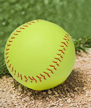 12-inch Hard Softbal Bal voor Training - Duurzaam Rubber - Groen