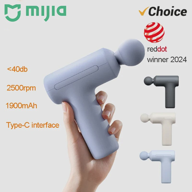 MIJIA Fascia Gun 3 Mini: Compacte Draagbare Massage Gun met Krachtige 12kg Druk