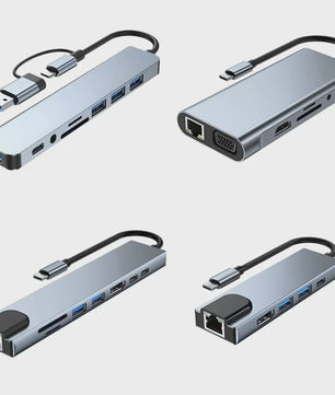 Universele USB-C Hub Docking Station met Thunderbolt 3, 4K HDMI & PD Opladen