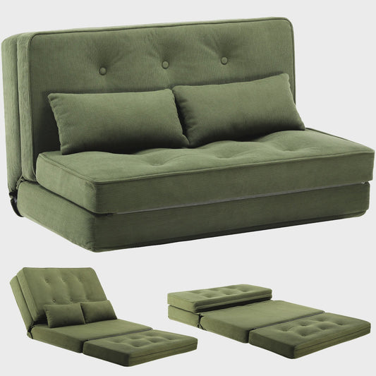 3-in-1 Slaapbank met Verstelbare Rugleuning - Compact en Comfortabel