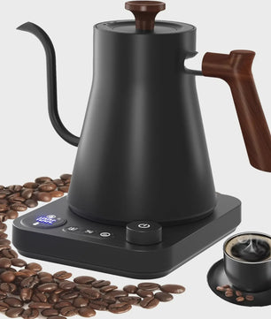 Elektrische Gooseneck Waterkoker 900ML met Temperatuurregeling - Snel Verwarmen