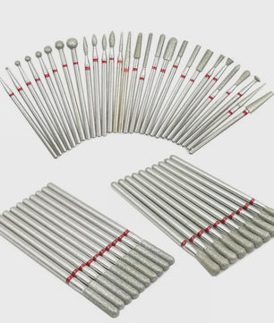 10x Diamant Freesbits Set - 2.35mm Schacht voor Tandheelkunde & Nagelstyling