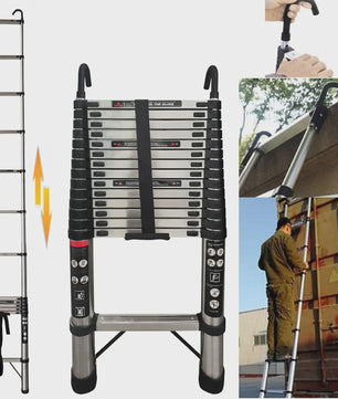 Telescopische Ladder 5 Meter - Veelzijdig, Inklapbaar en Draagbaar