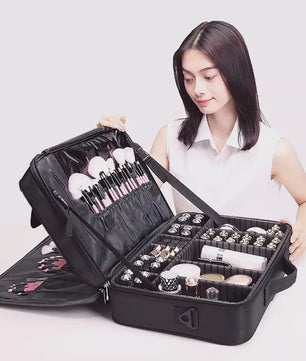 Professionele Make-up Tas Grote Capaciteit Oxford Stof Reistas voor Dames