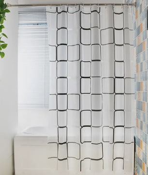 Waterdicht Douchegordijn PEVA met Zee Print - Badkamer Decoratie