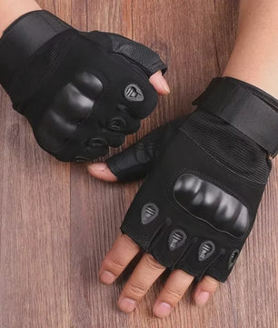 Outdoor Fitness Handschoenen Halve Vinger - Schokbestendig & Ademend voor Sport, Fietsen, Motorrijden