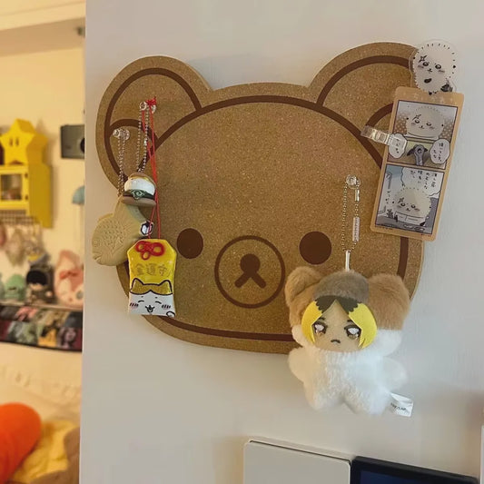 Felt Bord Beer - Decoratief Wandpaneel voor Kinderkamer
