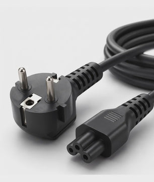 EU Stroomkabel IEC320 C5 - 0.5m, 1.2m of 5m - Voor Laptops, PC's, Monitoren & Meer