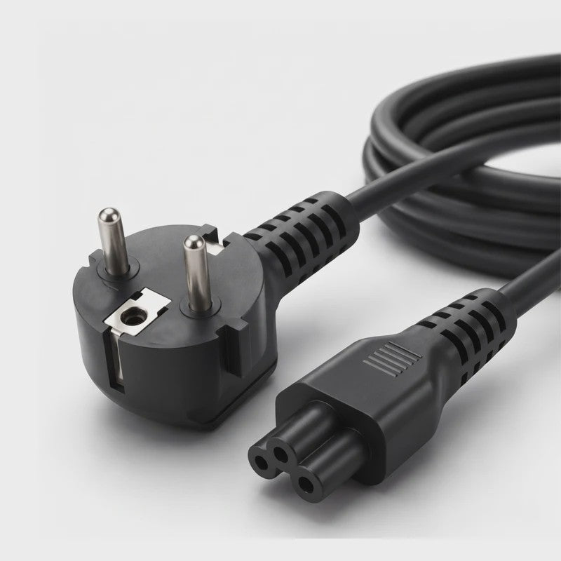 EU Stroomkabel IEC320 C5 - 0.5m, 1.2m of 5m - Voor Laptops, PC's, Monitoren & Meer