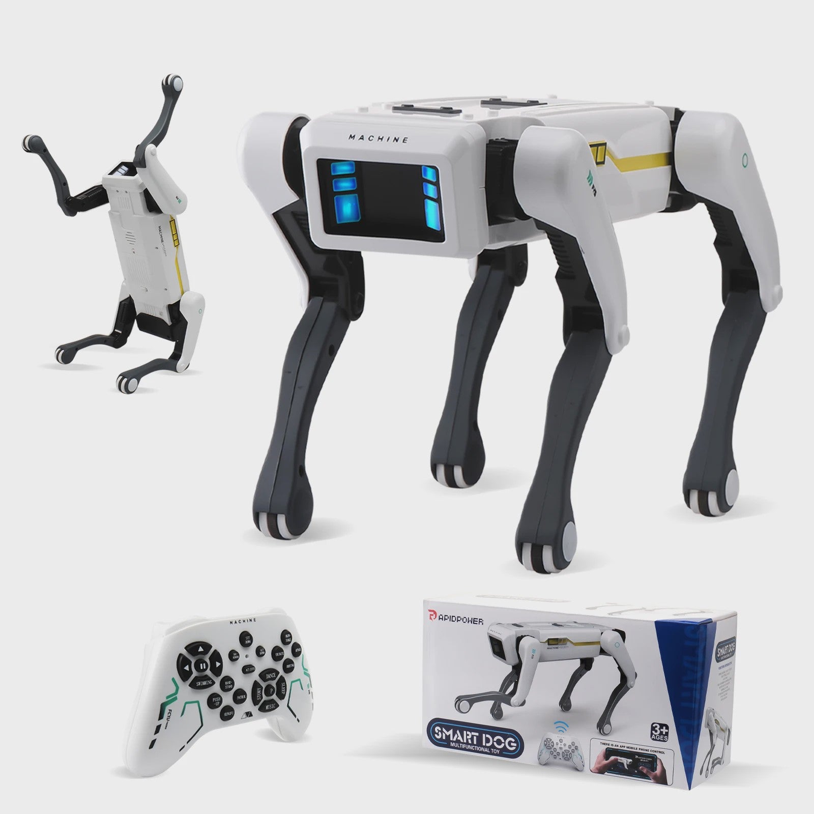 Intelligente AI Robot Hond - Spraakgestuurd, App & Afstandsbediening, Programmeerbaar, Dansend Speelgoed