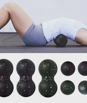 Dubbele Massagebal 8cm - EPP Fascia Roller voor Spierontspanning en Pijnverlichting