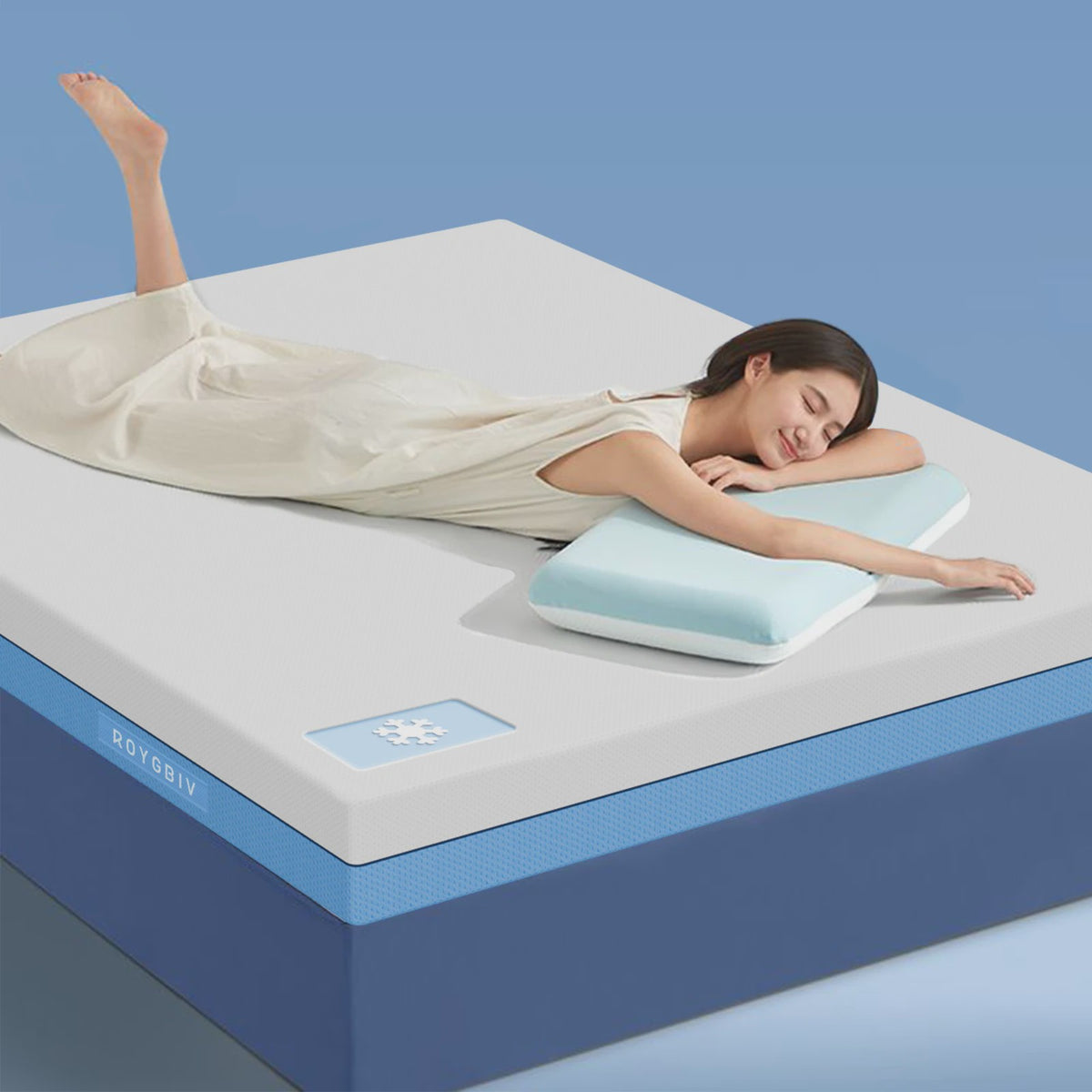 Comfortabele Traagschuim Matras 180x200x18cm - 7-Zone Ondersteuning & Koelende Hoes