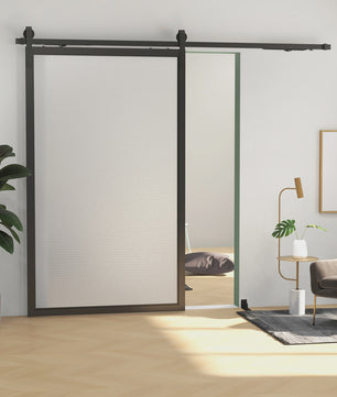 Schuifdeur Hardware Kit - Zonder Boren, J-Hanger, Stille Loop