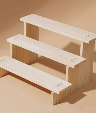 Houten Display Rek - Presenteer Parfum, Cosmetica & Sieraden