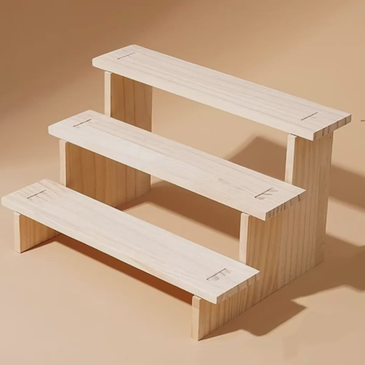 Houten Display Rek - Presenteer Parfum, Cosmetica & Sieraden