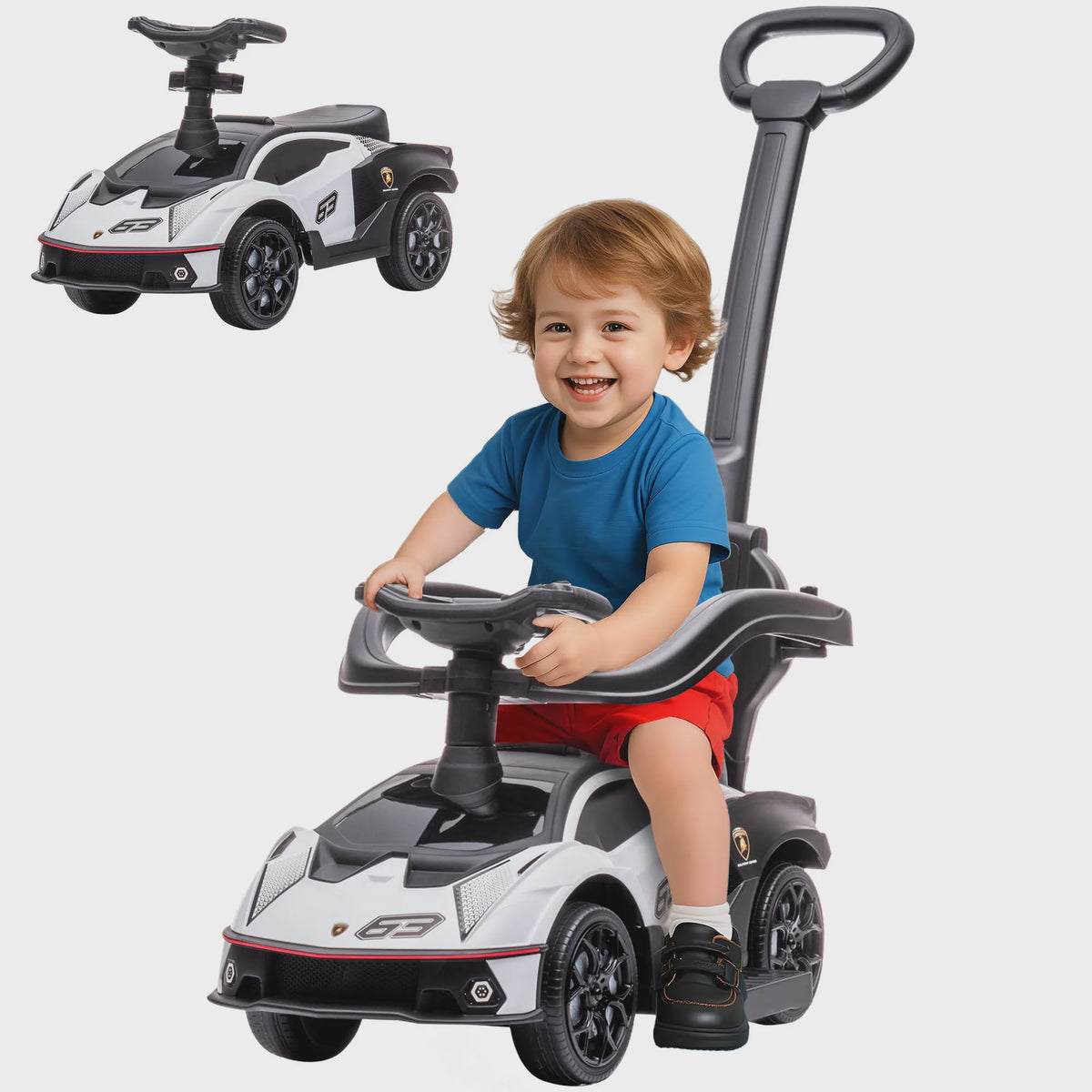 AIYAPLAY children carrier Lamborghini Essenza SCV12 licensed baby car push for children 1 to 3 years multi-ewhich